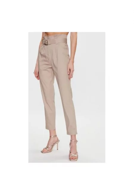 Дамски панталон -  302900954 - Памук - Бежов - Бежов