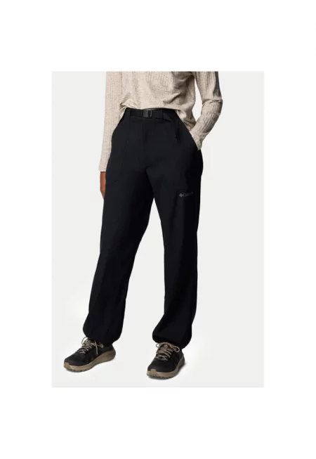 Дамски панталон -  303980924 - Найлон - Черен - Черен