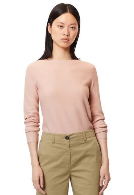 Дамски пуловер - Marc O'Polo - 302918553 - Памук - Розов - Розово