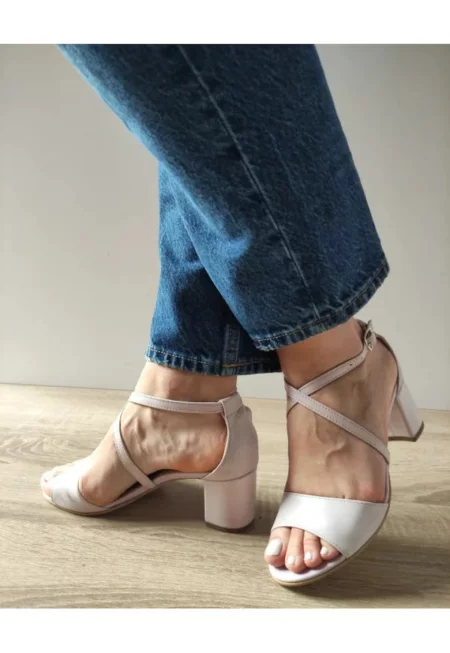 Дамски сандали  022 - Елегантни - Розови