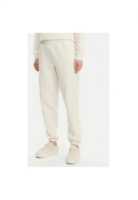 Дамски спортни панталони  DP5P3585 - Синтетичен - Бежов - Бежов