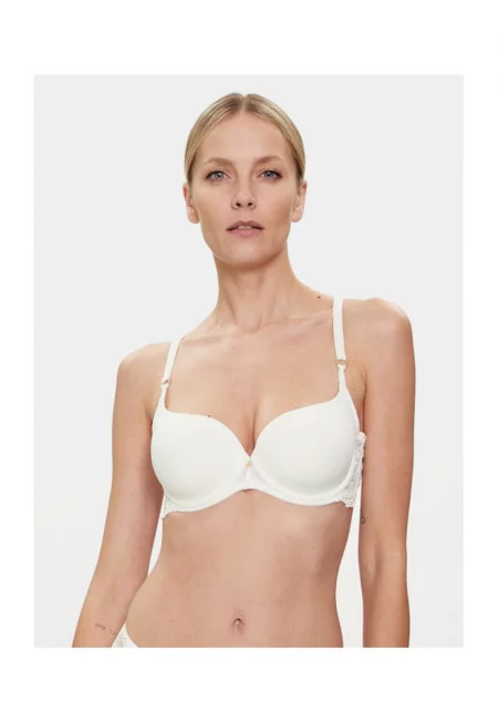 Дамски сутиен -  303687878 - Полиамид - Бял - Бял