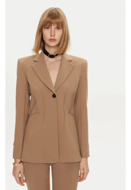 Дамско яке -  304362262 - Полиестер/Вискоза - Бежово - Бежов