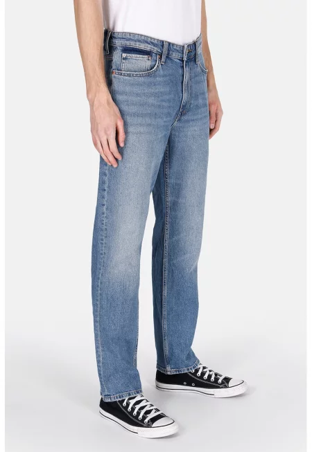 Дънки с памук - Син