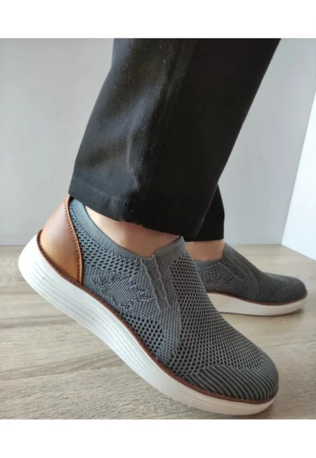 Ежедневни мъжки обувки  Y190 сиви - Сив