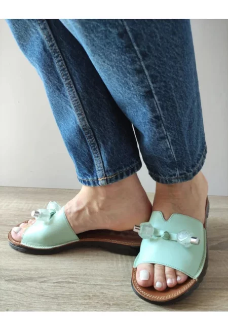 Ежедневни сабо дамски  70448 B1-N Vernil - Зелен