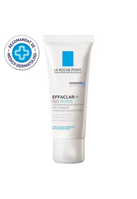 Хидратиращ крем  Effaclar H ISO-BIOME - Успокояващ - За мазна кожа - 40 мл