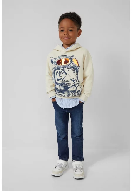 Худи с еластични маншети и подгъв