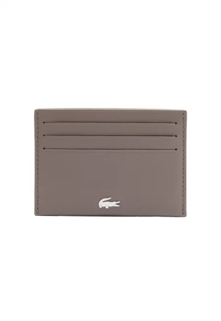 Кожен калъф за карти - Сиво-кафяв