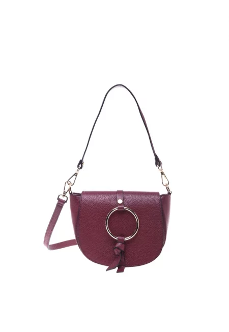 Кожена чанта през рамо