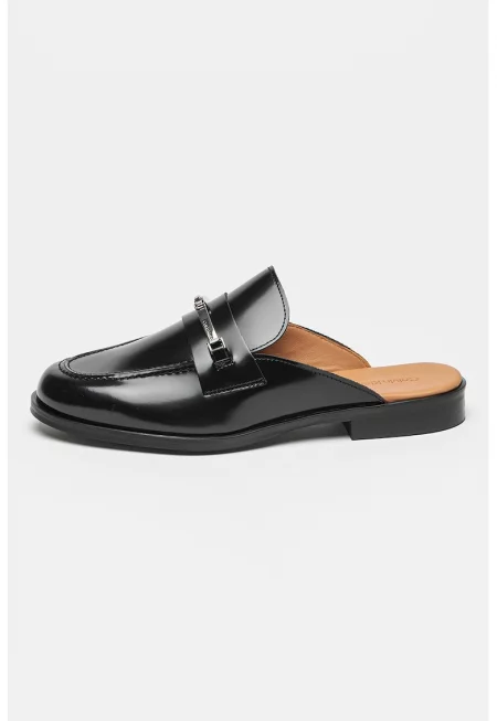 Кожени лачени обувки Mules