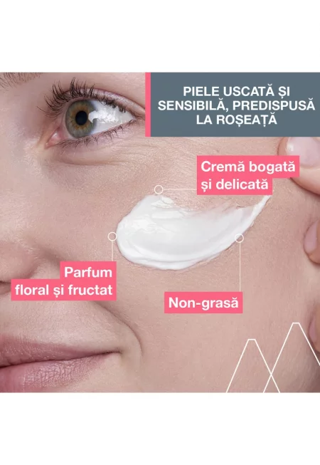 Крем против зачервявания  ROSELIANE - С богата текстура - 50 мл