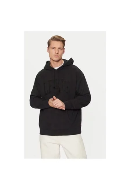 Мъжка блуза -  304238833 - Памук - Черен - Черен