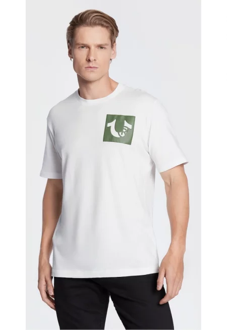 Мъжка тениска -  Памук - Бял