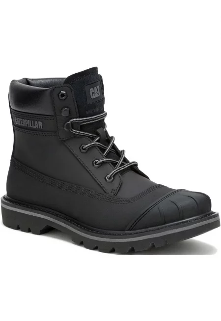 Мъжки ботуши  Colorado - естествена кожа - черни - Черен