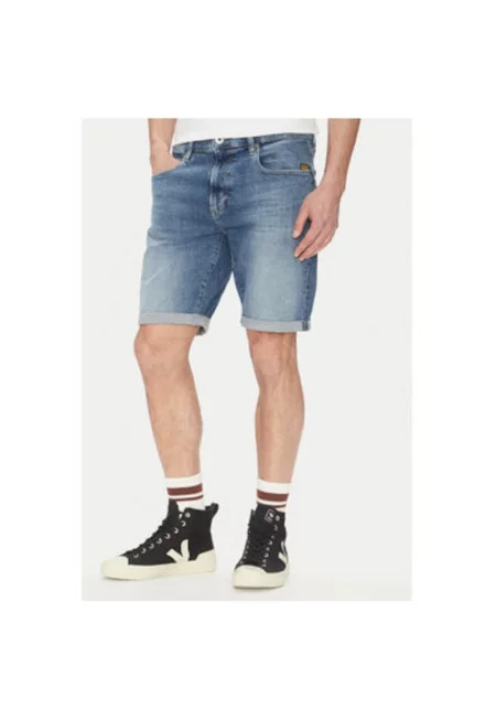 Мъжки дънкови шорти G Star Raw - D10481-D634 - памук - 35 US - син