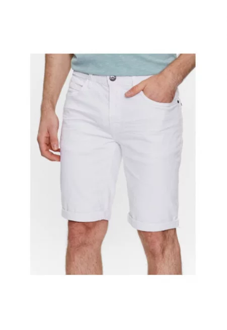 Мъжки дънкови шорти  Kaden 70-100 - памук/лиосел - бели