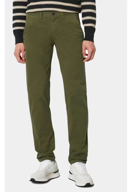 Мъжки панталон - Marc O'Polo - 304100758 - Памук - Зелен - Зелен