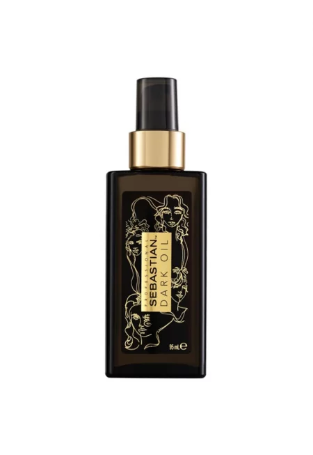 Олио за коса  Dark Oil Styling Oil - Limited Edition от Girl Knew York - За изглаждане и блясък - 95 мл