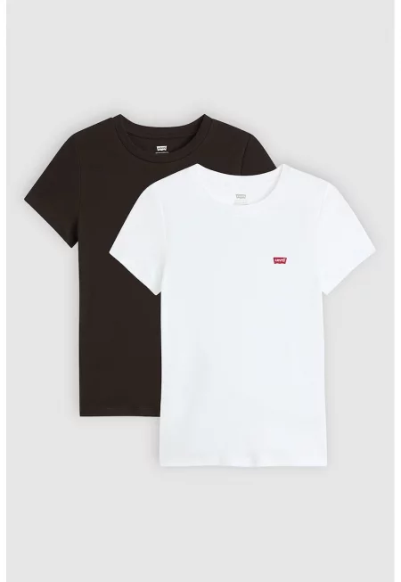 Памучна слим тениска - 2 броя