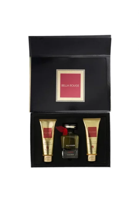 Подаръчен комплект за жени  Bella Rouge - EDP 100 ml + душ гел 100 ml + лосион за тяло 100 ml