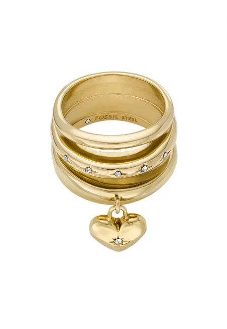 Пръстен с висулка - Златист