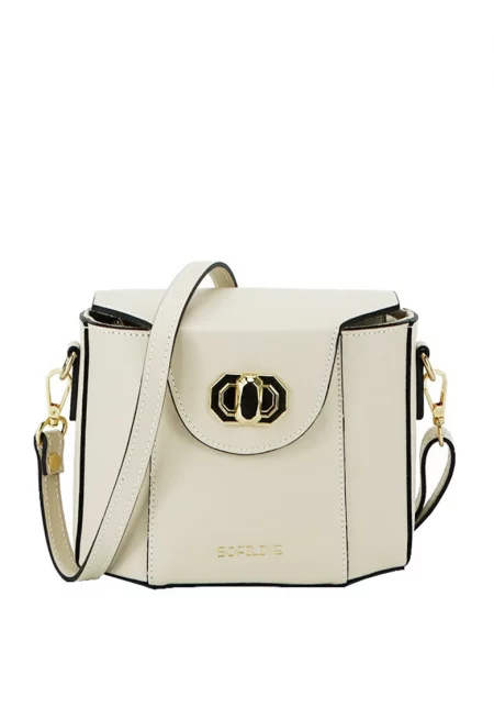 Премиум чанта от естествена кожа 8927 123 Крем 15275 - Крем