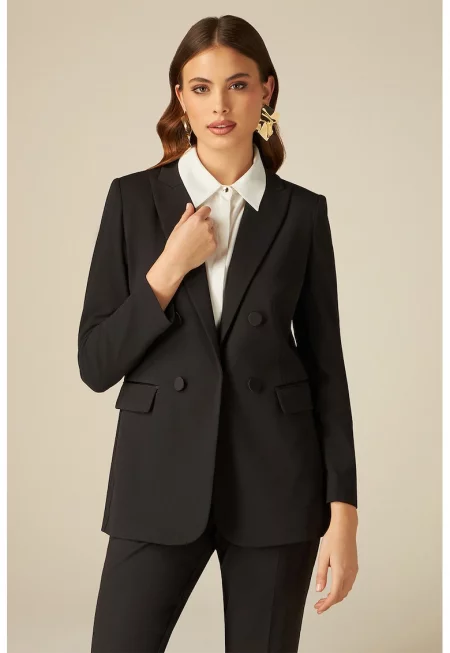 Сако с дълги ръкави - Черен