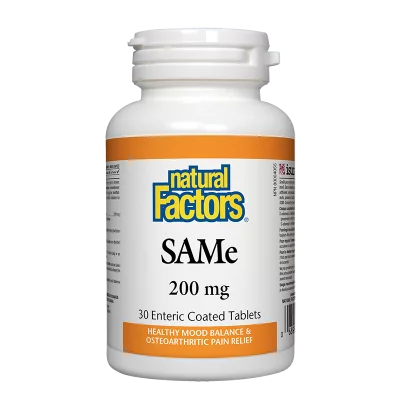 САМе - SAMe (S-Adenosyl-L-Methionine), 200 mg х 30 таблетки