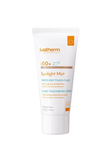 Слънцезащитен крем  Tinted Dry Touch SPF 50+ Sunlight Mat - 50 мл