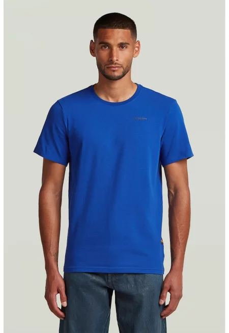 Слим тениска Base с овално деколте