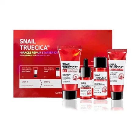 Some By Mi Комплект от 4 мини продукта с охлювен секрет и азиатска центела