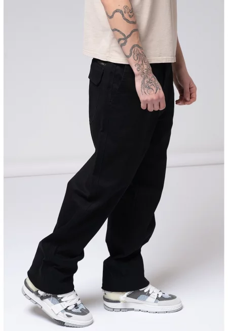 Стандартен панталон - Черен