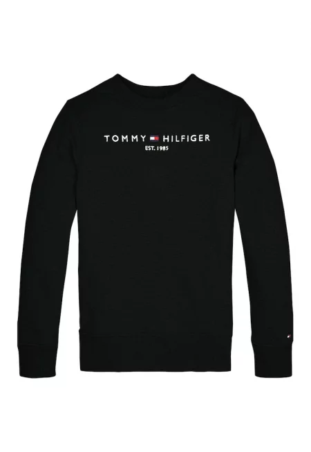 Суитшърт с лого - Бял/Черен