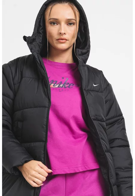 Свободно зимно яке Therma-FIT - Избеляло черно