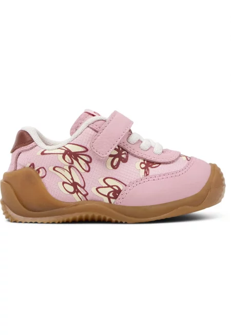 Текстилни спортни обувки Dadda от текстил с велур - Светлорозов