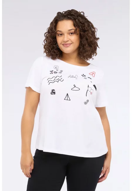 Тениска с принт