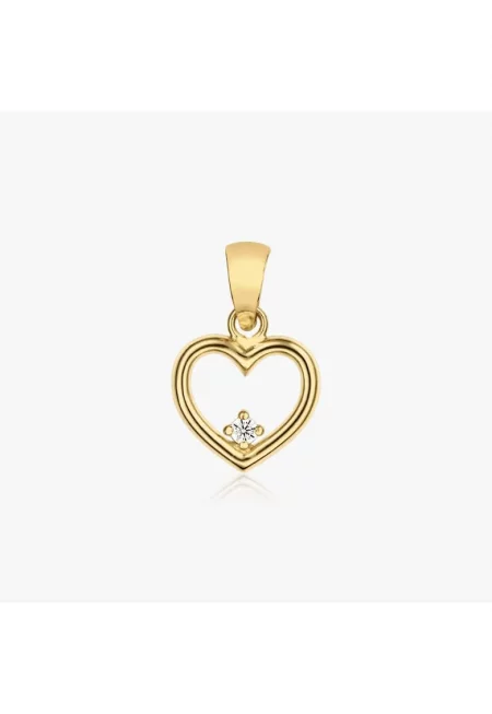 Висулка от злато Open Heart