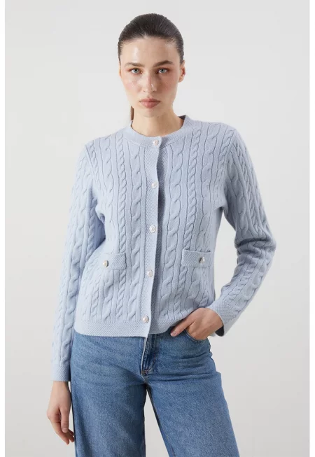 Жилетка с плетка осморка