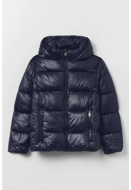 Зимно яке с качулка и джобове с цип