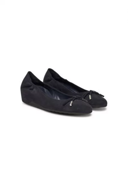 Балерини Hogl - 9-103712-35000 - Естествена кожа - Тъмносин - Тъмносин