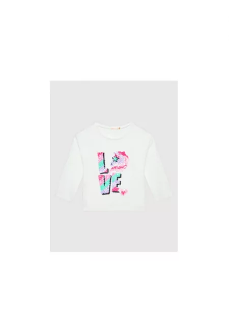 Блуза за момиче -  300818602 - Памук - Бежов