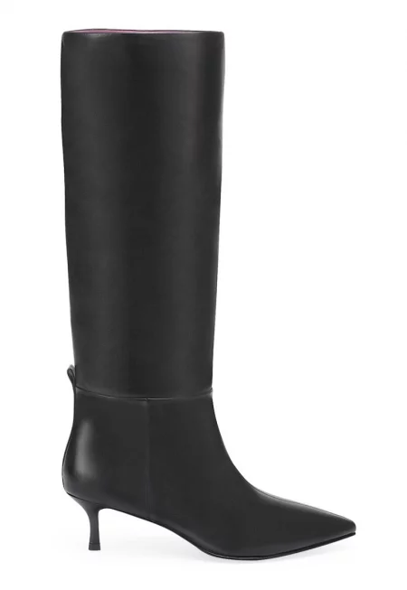 Ботуши с остър връх - Черен