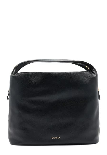 Чанта за рамо от еко кожа - Черен