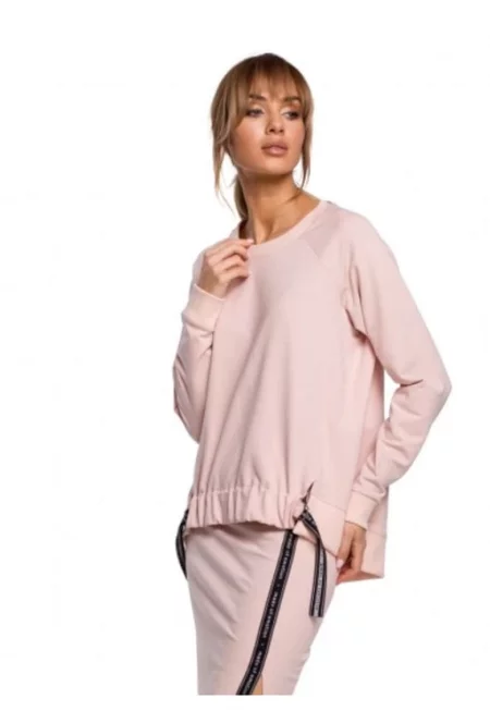 Дамска блуза -  Памук/Еластан - Розово