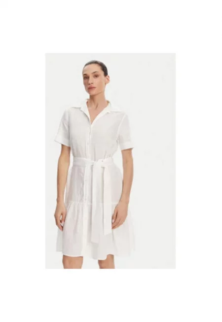 Дамска риза  4503434 - Лен - 34 EU - Бяла