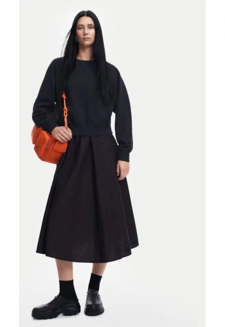 Дамска рокля -  304478710 - Памук - Черен - Черен