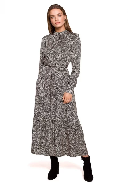 Дамска рокля Diletta - Кафява