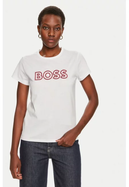 Дамска тениска -  304313417 - Памук - Бяла - Бял