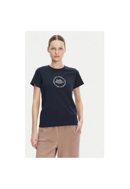 Дамска тениска  54592 - памук - тъмносиня - Тъмносин